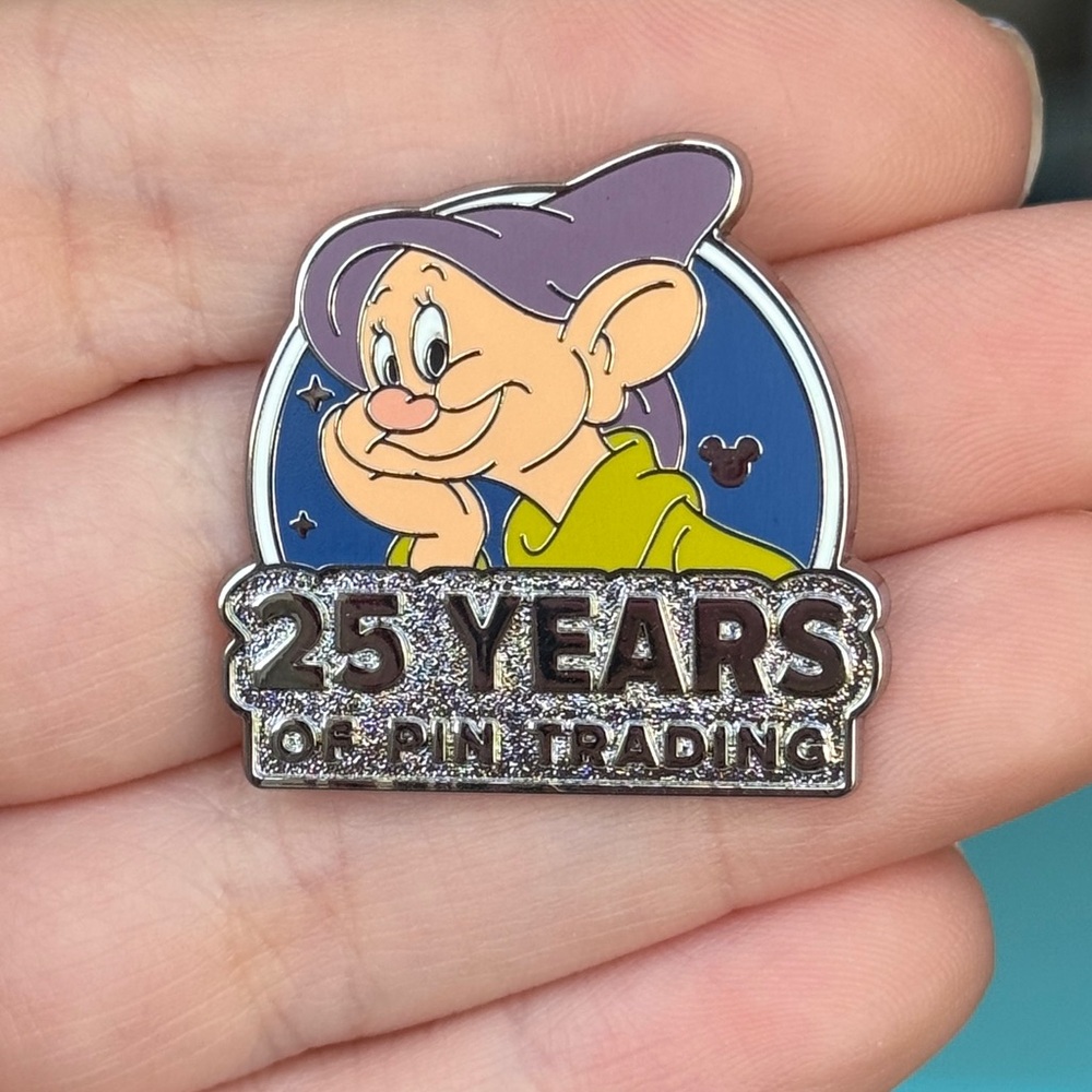 Disney Parks 25 Years of Pin Trading WDW Hidden Disney 2025 Dopey Mystery Pin